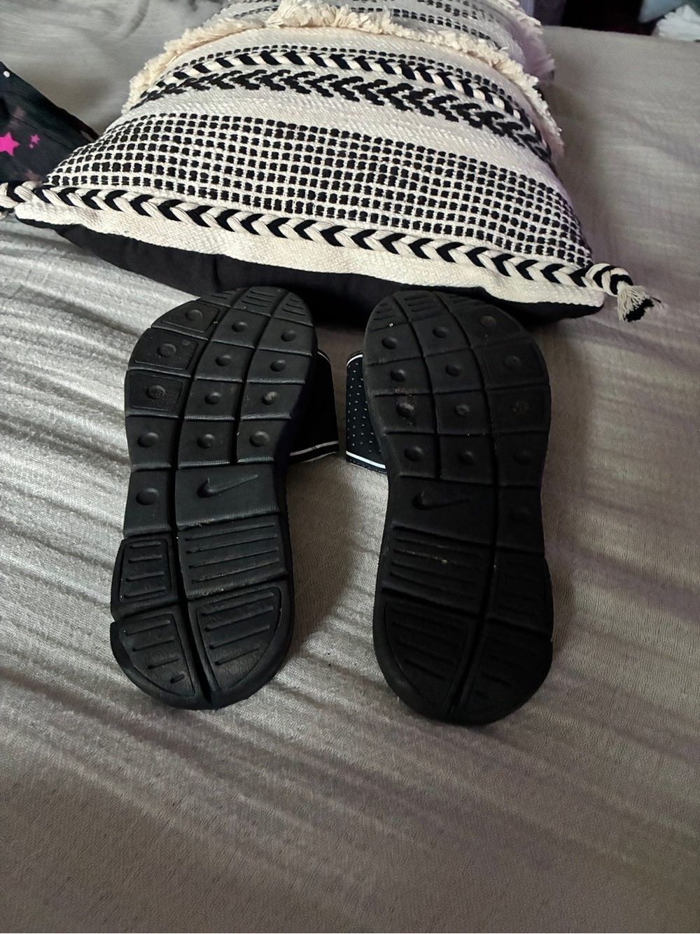 NIKE Comfort Footbed Women’s Black Adjustable Slide, Size 6, VGC almost EUC - Picture 3 of 4